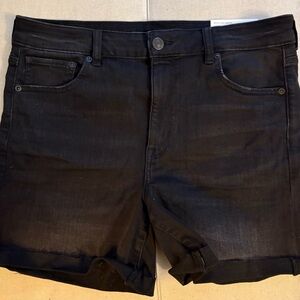 NWT American Eagle Black Midi Shorts
